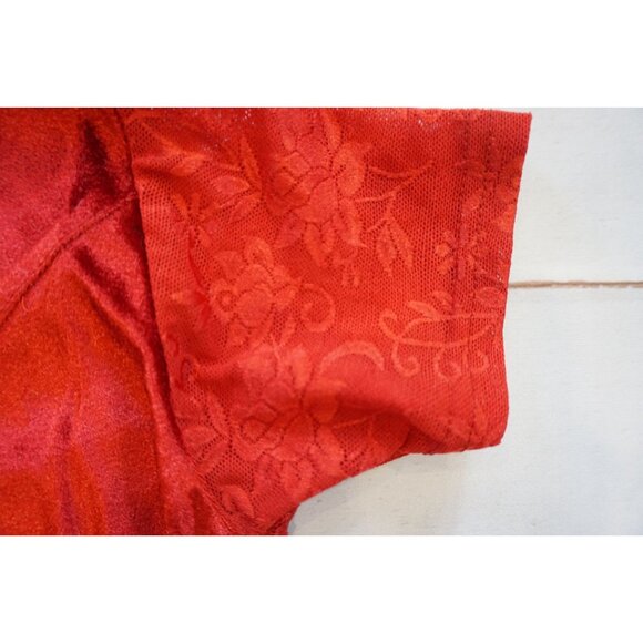 Women's Velvet Solid Short Sleeve Stretchable Readyamde Blouse, Free Size, NWOT - Picture 4 of 6